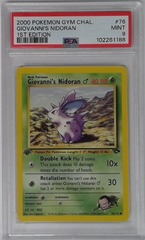 V1633: 2000: Giovanni's Nidoran: 76/132: 1ST Edition: Gym Challenge: PSA: 9: MINT: 102261188